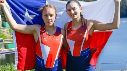 El remo le da la tercera medalla de oro al team Chile: Isidora Niemeyer y Antonia Liewald las grandes triunfadoras