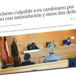 En junio de 2015, el ex carabinero Jorge Rebolledo fue condenado por varios atracos., La Tribuna