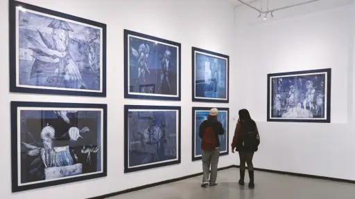 Exposición Retrospectiva gráfica Mario Sánchez plasma las cuatro décadas del artista angelino  
