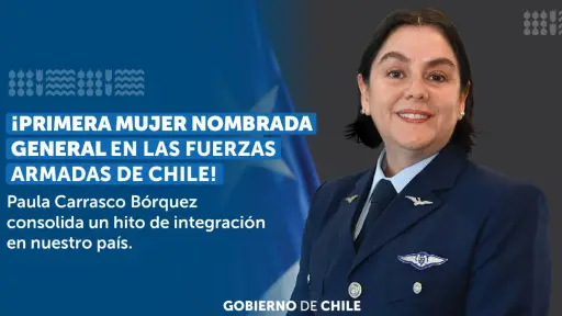 FACh nombra a la primera mujer general en la historia de Chille