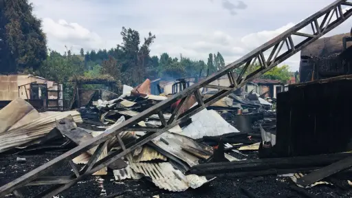 Tragedia en Mulchén: Incendio arrasó con casas y locales históricos 