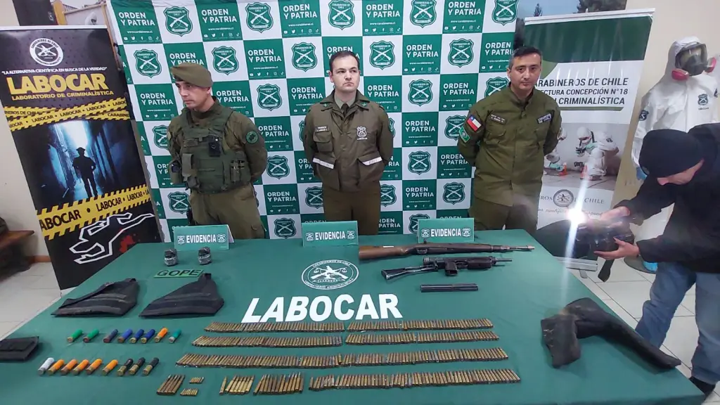 Armamento de guerra, Carabineros