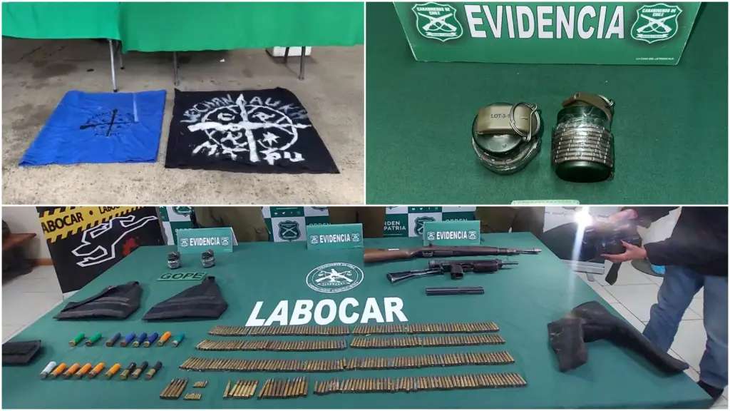 Armamento de guerra, Carabineros