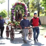 Con esquinazo y procesión al protector local se celebró aniversario 299 en comuna de Tucapel