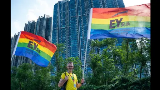 Hong Kong enciende la llama olímpica de los primeros Juegos LGTBQ+ de Asia