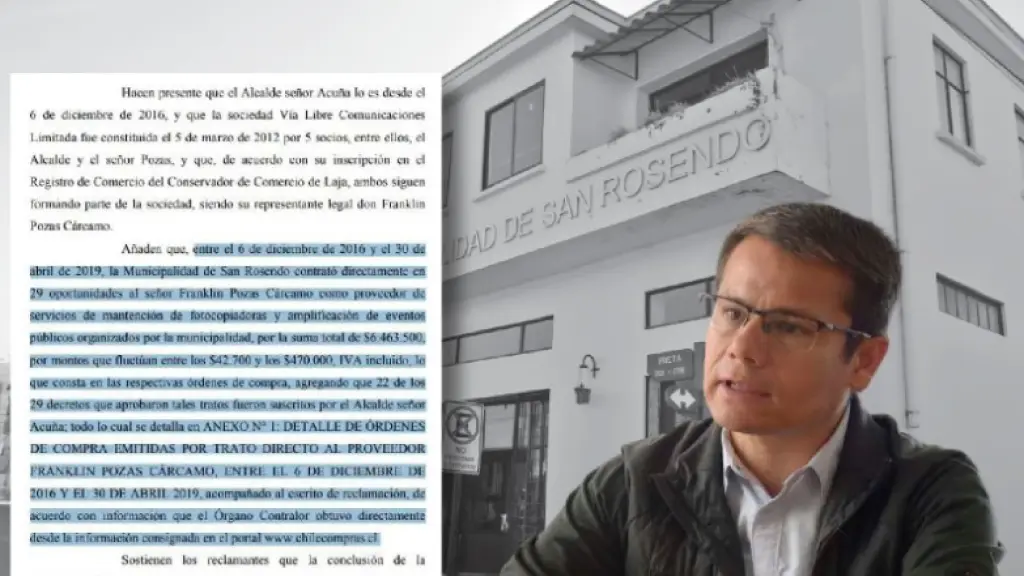 Multa a alcalde de San Rosendo, La Tribuna