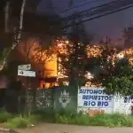 Incendio de vivienda en Los Ángeles, Cedida