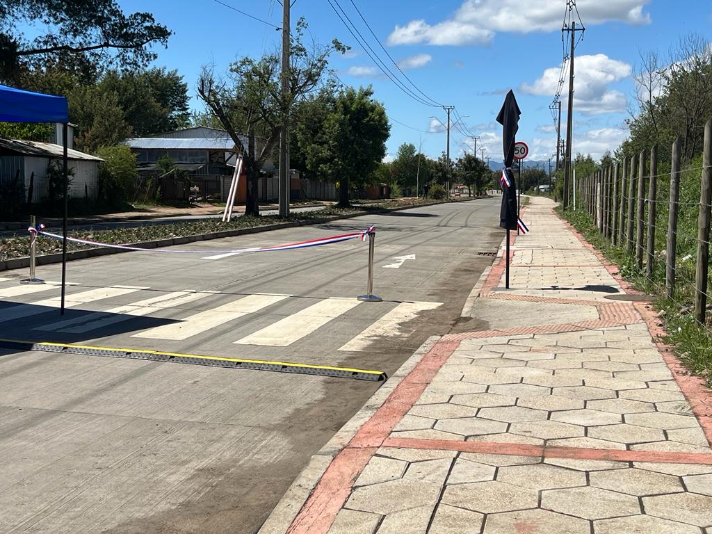Avenidas pavimentadas en Santa Bárbara / Redes sociales