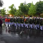 Desfile Cuerpo de Bomberos Los Ángeles 2023, La Tribuna
