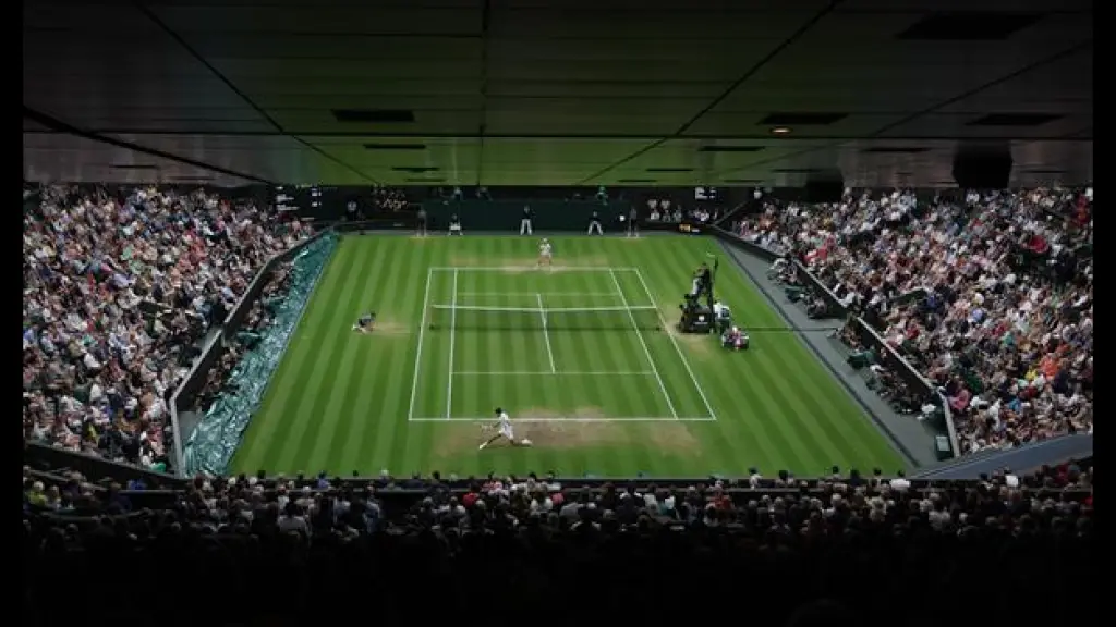 Vista general de la pista central de Wimbledon. EFE/ Isabel Infantes SÓLO USO EDITORIAL, EFE
