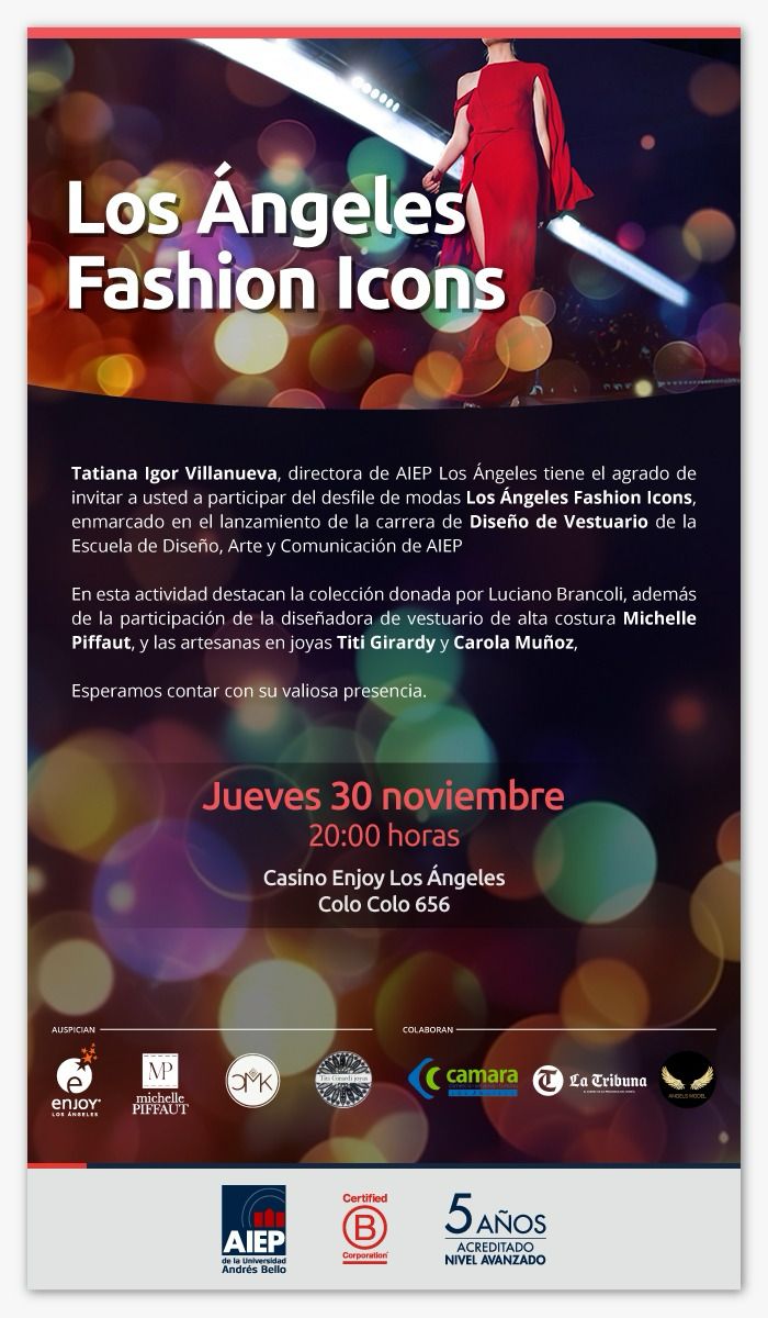 Afiche Los Ángeles Fashion Icons / Cedida