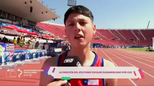 Julián Sanhueza dio lo mejor de sí en Juegos Sudamericanos Escolares