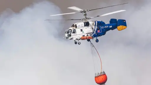Suman seis aeronaves al combate de incendios forestales en Chile