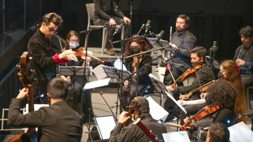 Orquesta de la Universidad San Sebastián despide el 2023  con presentación en Teatro Biobío