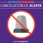 Cancelación de Alerta, @Senapred | Twitter