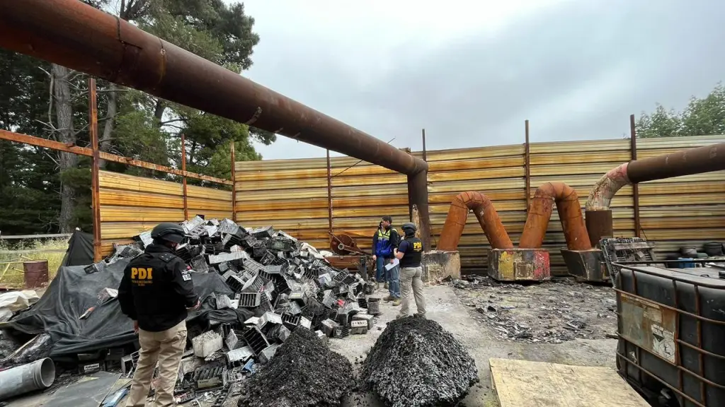 Planta ilegal de fundición de plomo en Los Ángeles, PDI