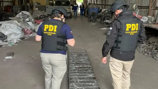 Fundición ilegal de plomo operaba en sector rural de Los Ángeles
