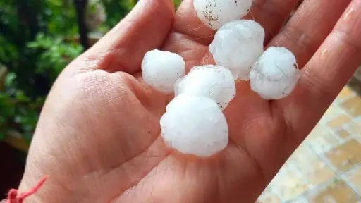 Tormentas eléctricas y granizos podrían repetirse hoy en el Biobío: prevén fuertes rachas de viento