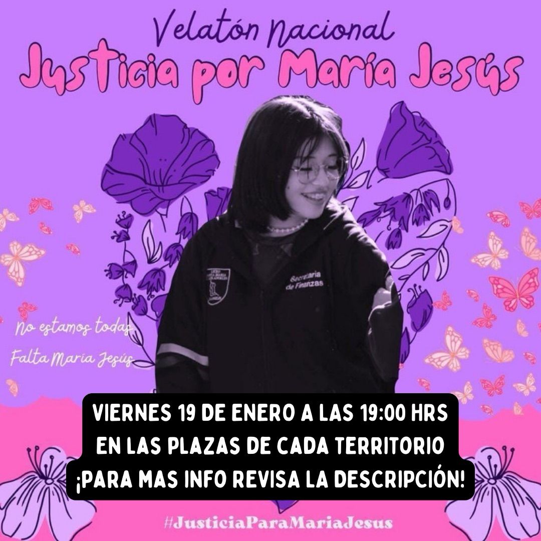 Velatón Justicia por María Jesús / @justiciaparamariajesus_la 