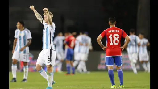 Argentina aplastó a Chile: 5 a 0 en el Preolímpico 