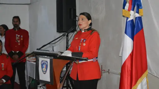 Valentina Muñoz, la primera mujer superintendenta de Bomberos en Cabrero: Es un gran orgullo y responsabilidad
