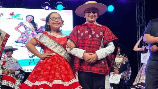 Celebran el Triunfo de Maite y Clemente como Vice Campeones Nacionales de la Cueca Infantes de Chile