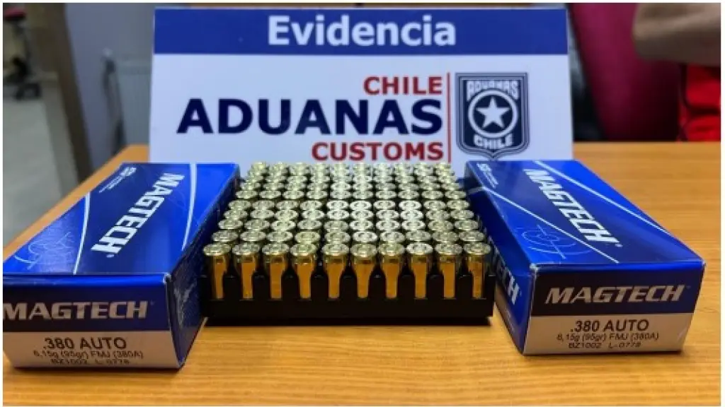 Aduana de Talcahuano incauta 100 balas de contrabando, Cedida