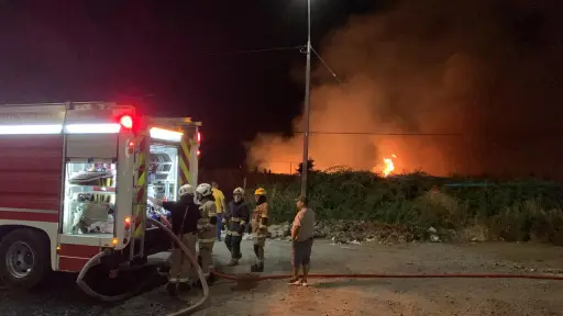 Declaran Alerta Roja en la comuna de Los Ángeles por incendio forestal cercano a sectores habitados