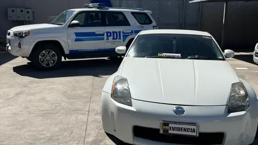 Auto deportivo robado en balneario de Angol fue recuperado en San Javier