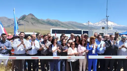 Abren paso fronterizo Pichachén con ceremonia entre autoridades chilenas y argentinas