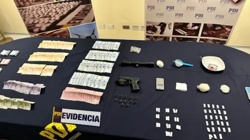 Operativo desbarató narco banda en Angol: Ocho integrantes fueron detenidos en cinco allanamientos