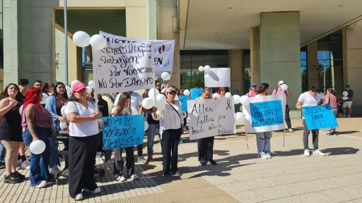 Protesta pacífica por muerte de lactante: Madre acusa que aún no recibe apoyo psicológico