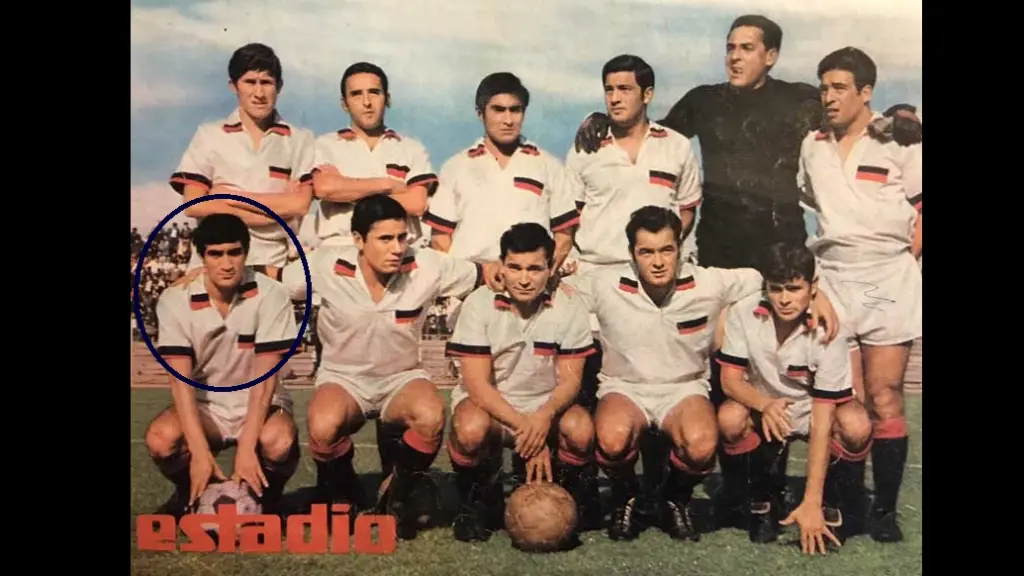 Héctor Barría en la oncena titular de Rangers de Talca año 1969, La Tribuna