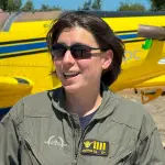 Mylenne Marionvelle: La piloto francesa que combate los incendios en la zona, Diario La Tribuna