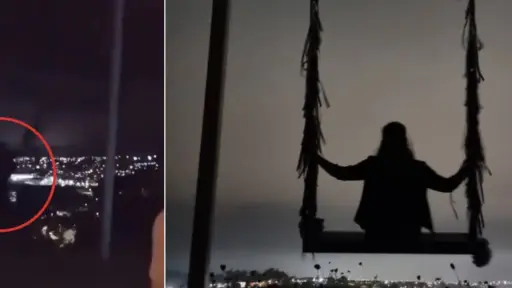 Mujer cae a quebrada en el Columpio de los Deseos de Lota