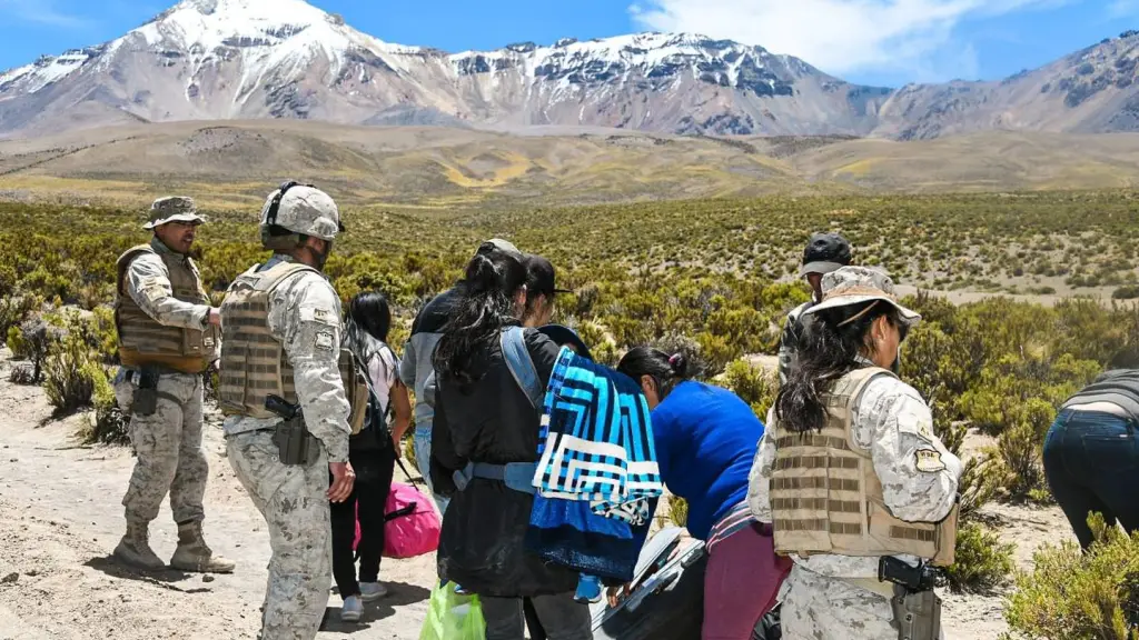 Control de fronteras Chile. (Foto de contexto). 