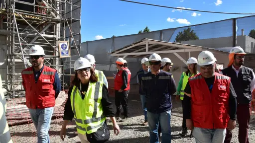 Presidenta de Corte de Concepción encabezó visita inspectiva a trabajos en tribunales de Biobío