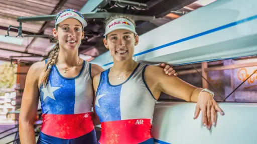 Mellizas Abraham compiten en Sudamericano de Remo en Río de Janeiro 2024