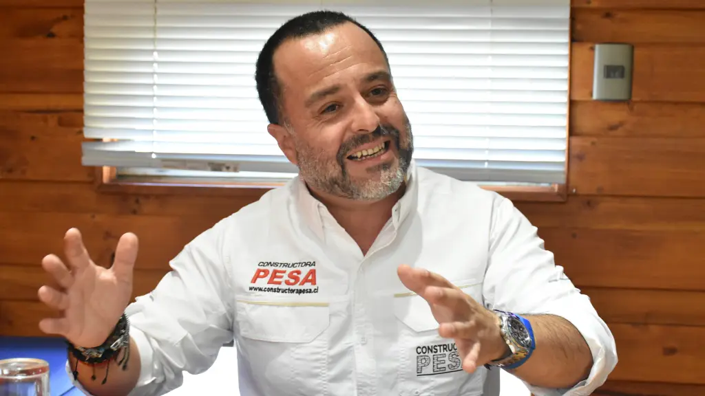 Juan Pedro Pérez, dueño y gerente de constructora PESA , Cedida 