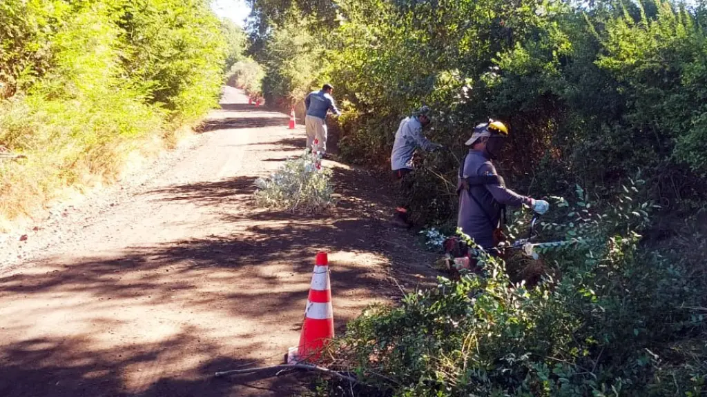 Realizan limpieza de fajas en zonas rurales de Antuco: municipio acusa de “excesiva demora” a Vialidad del MOP