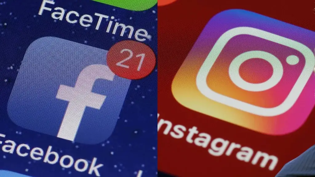 Caída masiva de Facebook e Instagram., AFP