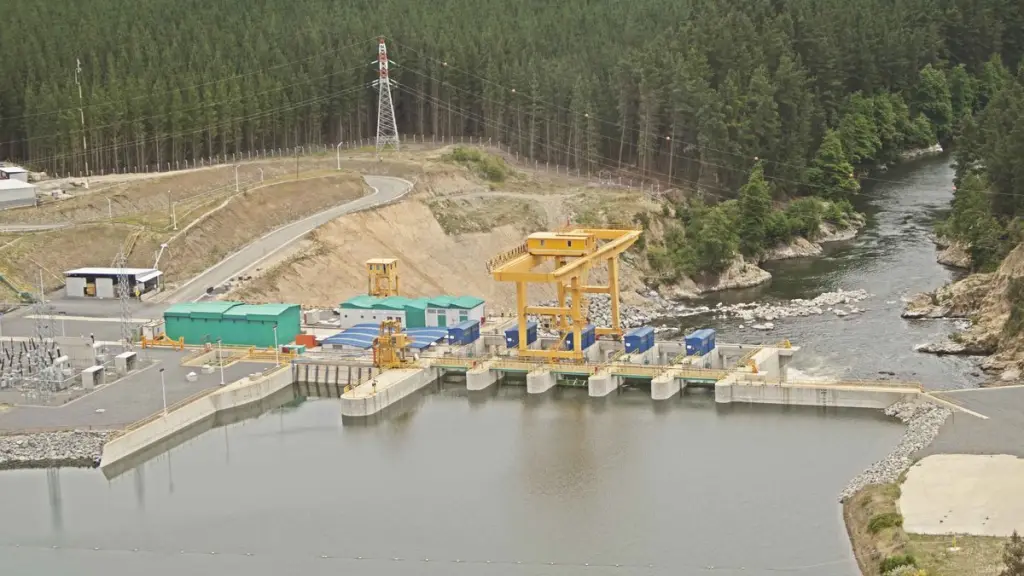 La central hidroeléctrica Laja se construyó sobre el río del mismo nombre. , Cedida