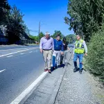 Avanzan hacia una mayor seguridad vial y conectividad peatonal en Nacimiento, Cedida