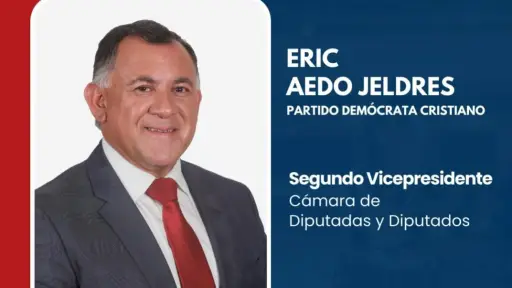 Angelino Eric Aedo será segundo vicepresidente de la Cámara Baja