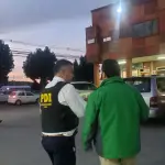 La Policía de Investigacione y las autoridades comunales estuvieron en el lugar del incidente en Monte Águila., Cedida