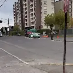 El accidente se registró Avenida Marconi con la calle Orompello., Captura video