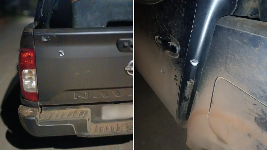 Balearon camioneta de trabajador forestal en sector Las Maicas en Mulchén: vehículo recibió seis impactos de “alto calibre”