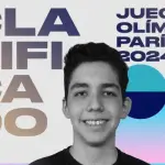 Diego Parra de solo 16 años alcanzó su clasificación a los Juegos Olímpicos de Paris, Cedida