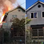 Incendio consumió una vivienda en el sector sur de la ciudad., latribuna