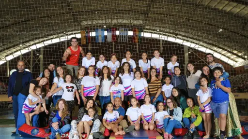 Club de gimnasia artística Santa María organiza campeonato nacional en Los Ángeles